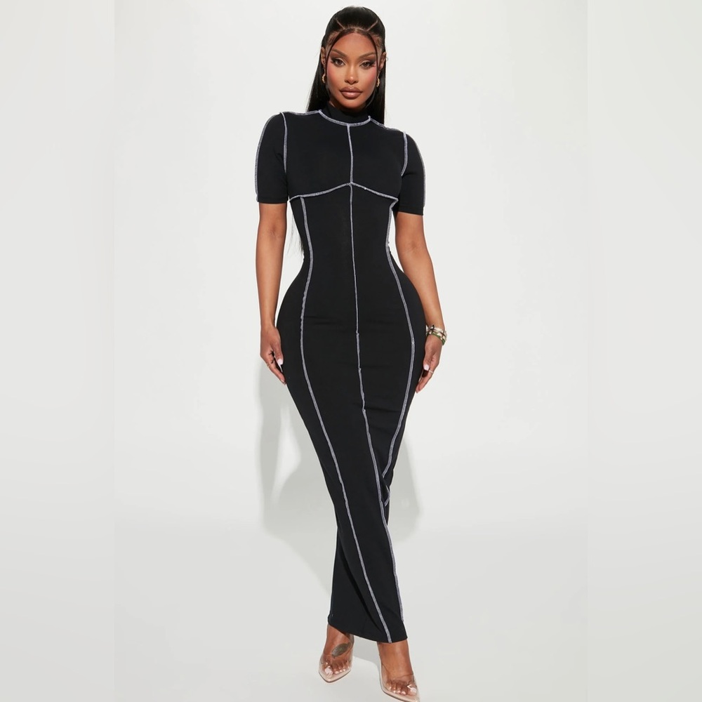 Ava Maxi Dress - Black